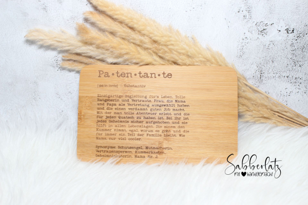 Patentante Schneidebrett